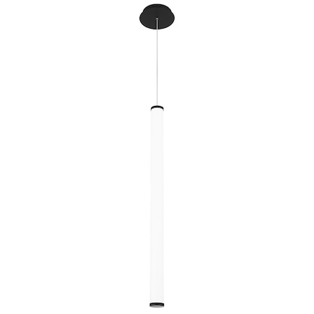 Dweled Flare 37in LED Linear Pendant 3000K in Black PD-709